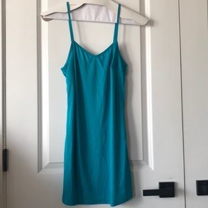 dark teal slip dress size medium